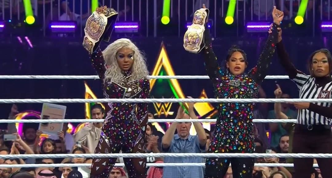 WWE Crown Jewel 2024: Jade Cargill and Bianca BelAir Retains Tag Team Titles